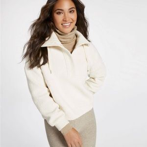 Calia Women's Cloud Zip Placket Sweatshirt